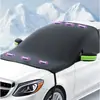 Capa de Neve para Carro, Para-brisa Dianteiro de Inverno, Cobertura Ampliada de Proteção Solar, Ímã Espessado, Capa de Neve à Prova de Vento e Impermeável para Carro