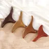 Placa Triangular de Sândalo Verde, Massageador Triangular de Pés de Sândalo, Raspagem das Solas dos Pés, Acupressão nas Solas dos Pés, Raspagem de Ombros e Pescoço, Terapia Meridian