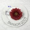 Flores de Crisantemo Simuladas Crisantemo Africano Crisantemo Fulang Cabeza Flor Arreglo Floral de Pared Flor Falsa DIY Ropa con Flor Decoración de Flor de Seda