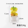Decoração de micro paisagem, adereços de plantas suculentas mini simuladas, ornamentos para mesa de escritório, decorações de plantas em vaso de plástico
