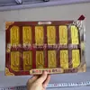 Caixa Finalizada Sacrificial, Dourada, Barras de Ouro, Suprimentos para o Festival Qingming, Produtos de Papel, Suprimentos Funerários, Preço Baixo no Atacado