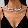 Fabricante al por mayor de collares de gota de metal de estilo punk retro Gorgeous europeo y americano de venta caliente transfronteriza