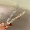 Estilo de Grupo de Chicas Coreanas Pinza para el Cabello con Pedrería Inspirada en Jennie Clip para Flequillo Lateral Exquisito Accesorio Brillante para el Cabello Pinza para el Cabello
