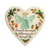 Navidad Nuevo Producto Acrílico Decoración de Coche Colgante Corazón Adorno de Papá Noel Coche