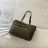 Novedades Otoño 2026 Bolsos de Mano para Mujer Gran Capacidad Elegantes Simples Bolsos de Hombro de Moda Retro de Nicho Bolsos Tote para Viaje