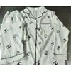 Yunduo Algodón Otoño 2025 Pijama de Mujer Pantalón de Manga Larga Cárdigan Solapa Pijama Traje Casual de Mujer Ropa para el Hogar