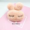 Cartoon boneca de pelúcia broche bonito coelho urso gato macio forma fofa de algodão cheio de cabeça de animal dos desenhos animados atacado