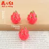 Brinquedos de Comida de Frutas 3D Simulados, Acessórios de Resina Cola de Chantilly DIY Feitos à Mão, Acessórios de Cabelo, Pingentes, Chaveiros, Enfeites Decorativos