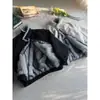 Cremallera Regular Moderna Manga Larga Cálida Cuello Alto Corta Juvenil Americana Negra Engrosada Cuello de Piel Chaqueta de Algodón Nuevo Estilo