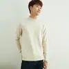 Cross2026 Otoño Invierno Nuevo Suéter de Punto para Hombre de Cuello Semi Alto Holgado de Manga Larga Moda Grueso Suéter Capa Base