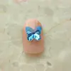 Arte de Uñas Grande, Mediano y Pequeño Mariposa de Cristal Fondo Puntiagudo Diamante Super Brillante Diamante para Uñas Diamante para Uñas Multicolor Joyería de Uñas Diamante de Mariposa Popular