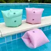 En Stock Mayorista Engrosado Inflable Macarrón Mangas de Agua Adulto Doble Airbag Flotador de Natación Anillo para Brazos Flotador Infantil Transfronterizo