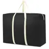 Bolsa grande no tejida para mudanza, bolso de mano reforzado para equipaje, almacenamiento de edredones y ropa, bolsa de embalaje para mudanza de dormitorio
