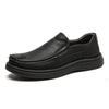 Sapatos de couro masculinos Explosions Business Casual Shoes Formal Soft Bottom Lace Low Top Sapatos de pai de meia-idade e idosos Sapatos masculinos plus size 4546
