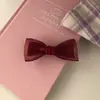 Color muy de alta gama ~ Pinza para el pelo con lazo de organza Pinza de pico de pato francesa Tocado Nuevo clip lateral para flequillo Accesorios para el cabello
