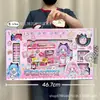 Casa de Juego de Cocina Artificial Grande para Niños Juguete Pequeño Electrodoméstico Caja de Regalo Set Juguete para Niña Puntos de Institución Regalo