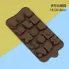 Molde de Chocolate de Silicona Nuevo Multiestilo Charola para Hielo de Gelatina Molde para Hornear Pudín Molde para Waffles Fondant DIY