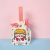Bolsa de Dulces para Boda, Bolsa de Lona para Dulces de Souvenir Especial, Bolso de Mano de Boda de Alta Gama, Bolsa de Regalo de Lona con Cordón