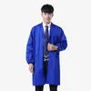 Blue Coat Ropa de Trabajo Personalizada al por Mayor Ropa de Protección Laboral Bata Logo Personalizado Ropa de Manejo Taller Ropa de Trabajo Personalizada
