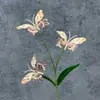 Decoración de ventana de mariposa impresa en 3D, decoración del hogar, accesorios de fotografía, flores artificiales populares, adornos de flores artificiales transfronterizos al por mayor