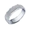 Anillo Abierto Esmerilado de Estilo Coreano de Venta Caliente Anillo Simple Personalizado Agresivo Florín Anillo para Dedo Índice Anillo con Forma para Hombre Plateado