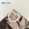 Hebilla de Cintura de Resina Redonda en Forma de Corazón Hebilla Diaria Hebilla de Nudo de Esquina de Ropa Hebilla de Cintura Bufanda de Seda Bufanda de Seda Hebilla de Ropa