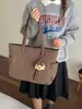 Bolso de Lona Casual Simple para Mujer de Gran Capacidad Versátil Bolso de Hombro Único y de Mano Bolso Tote de Tela de Nylon Bolso Grande para Clase de Estudiante