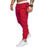 2023 AliExpress nuevo pantalón casual para hombre transfronterizo estilo europeo y americano juvenil color sólido simple con cordones y tobilleras para hombre