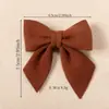 Accesorios Europeos y Americanos Nuevos para Niños de Color Puro para el Cabello Pinza de Moño para Niñas Pinza Todo Incluido Cola de Golondrina Linda para Bebé Stock Disponible