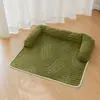 Cama transfronteriza para gatos y perros, adecuada para todas las estaciones, resistente a los arañazos, resistente a las mordeduras, alfombrilla antideslizante para perros, cojín cálido para dormir para gatos y perros, cojín para mascotas, a prueba de orina