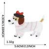 Dibujo Animado Autoadhesivo Mini Lindo Perrito DIY Accesorios de Ropa Decoración Funda de Teléfono Taza de Agua Parche Parche de Tela Bordado