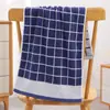 Toalhas Simples Xadrez, Macias e Absorventes, Toalhas de Rosto Domésticas, Têxteis para Uso Diário em Casa, Estoque Pronto do Fabricante Venda por Atacado