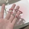 Pulsera de Amor Latente para Pareja Femenina Tejida a Mano Pulsera para Novias Estudiantes