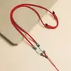 Cuerda para Colgante de Collar Tejida a Mano, Cuerda Gruesa Ajustable para Colgante, Cuerda para Colgar de Jade Hetian de Alta Gama y Duradera