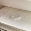 Anillo floral de plata de ley 925 Fan Zhiqiao, estilo ins fresco europeo y americano, anillo abierto de nicho moderno y versátil para mujer