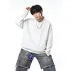 Sudadera de manga larga con cuello alto de estilo americano de alta resistencia para hombre, marca de moda de otoño, diseño de cremallera, talla grande, adelgazante, top chaqueta versátil