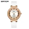 Reloj de Cuarzo Sanda de Venta Caliente para Mujer, Moderno, Compacto, Versátil, Sencillo, Casual, Luminoso, Reloj para Mujer al por Mayor