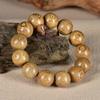 Pulseira de Contas Budistas de Madeira com Grão de Madeira de Asa de Frango Africana para Homens 2.0 Brinquedo Cultural de Madeira Contas de Oração para Mulheres 108 Pulseira de Joias
