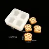 Mini Molde de Silicona para Pan Realista con Forma de Corazón Molde para Hornear Hot Dogs Molde de Silicona para Resina
