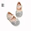 Girls' Crystal Shoes 2026 Autumn New Cartoon Princess Shoes Small Leather Shoes for Children Baby Soft Sole Little Princess Flats