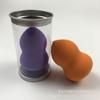 Borla de polvo de calabaza con forma de huevo para maquillaje de belleza, empaque independiente, agradable para la piel, sin látex, para polvos secos y húmedos, herramienta de maquillaje de belleza.