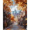 Pintura al Óleo Digital de Flor de Cerezo DIY Pintado a Mano Pintura Decorativa Escénica para Sala de Estar Popular Pintura de Compra Grupal ozon