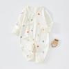 Ropa de una pieza para bebé recién nacido otoño e invierno Nuevo 0-6 meses ropa temprana para bebé mariposa primavera y verano Ropa de algodón para todas las estaciones