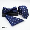 Corbata, Corbata, Pantalones de Bolsillo de Solapa Cuadrado Juego de Tres Piezas, Muestra al por Mayor Set de Corbata Profesional Casual de Negocios para Hombre de 1200 Agujas