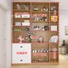 Mueble Multifuncional Ahorrador de Espacio para Sala de Apartamento Pequeño: Combinación de Cama y Armario con Armario Debajo de la Cama, Escritorio y Estantería