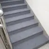 Rolo Completo de Tapetes Antiderrapantes Autoadesivos para Degraus de Escada para Degraus de Cimento e Ferro, Tapetes de Degrau de Cobertura Total, Base Silenciosa