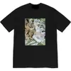 Marca Europeia e Americana Tendência Estampa 24Ss Camiseta Maradona Lenda do Futebol Maradona Camiseta Masculina e Feminina Manga Curta