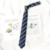 Estilo Universitario JK Japonés Corbata Perezosa Sin Nudo Corbata de Camisa Temporada de Graduación para Mujer vino tinto Traje de Saimen Traje de Licenciatura Corbata de Moño Mujer