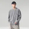 Sudadera Nueva Holgada de Cuello Redondo para Hombre Primavera y Otoño 2026, Top Casual Versátil de Manga Larga Talla Grande, Marca de Moda Estilo Americano Venta al por Mayor