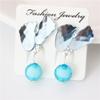Clip para Oreja para Niños Sin Agujeros en la Oreja Diamante de Color Colgantes de Cuentas Aretes de Borla Aretes Decorativos para Niñas Un Precio Empaque Separado